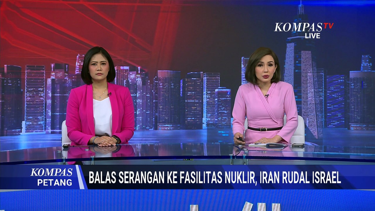Iran Lancarkan Serangan Rudal Gelombang ke-72 ke Israel dan Armada Kelima AS | KOMPAS PETANG