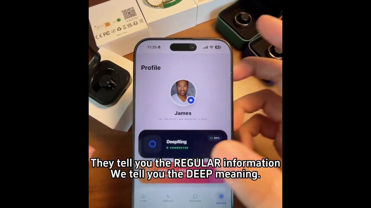 Deep Ring Bracelet Your Personal Autonomous Health AI by iDeepHealth