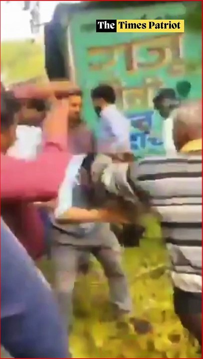 Mob Justice in Sambhal: Policeman Thrashed After Car Hits Father, Child