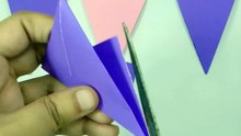 Beautiful Triangle Bunting Garland | Easy Craft Tutorial
