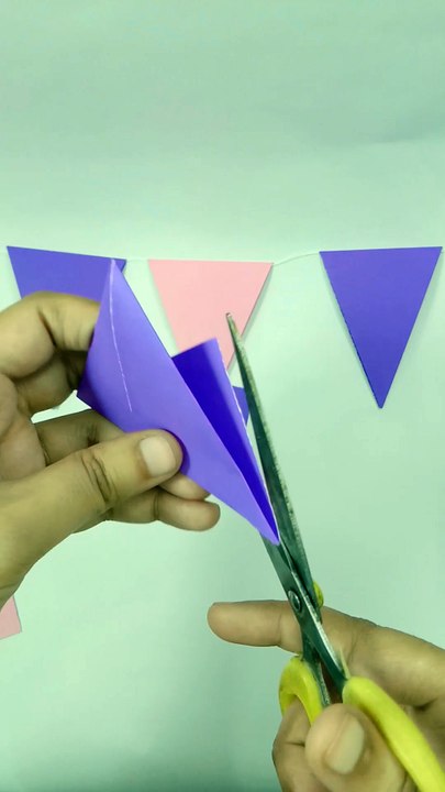 Beautiful Triangle Bunting Garland | Easy Craft Tutorial
