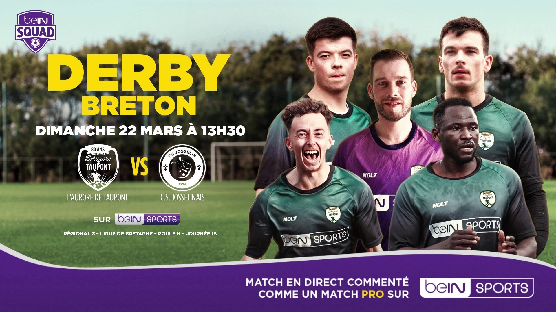 Aurore de Taupont - CS Josselinais, un derby breton de R3 diffusé et commenté comme chez les pros !