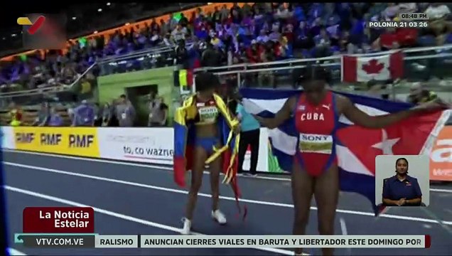 Yulimar Rojas conquistó la medalla de plata en el Mundial de Atletismo celebrado en Polonia