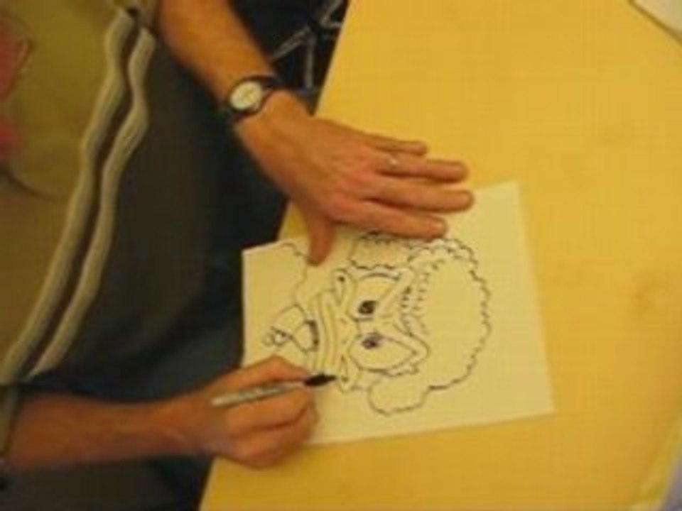 Don Rosa dessine Hortense la soeur de Picsou