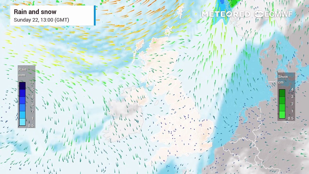 Much colder with wintry showers by mid-week