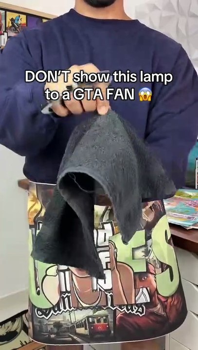 #gta5 #game #gaming #gtaonline #gta5online For true fans of the GTA game, a lamp of the GTA game.