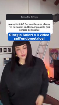 Giorgia Soleri e il video sull’endometriosi: “Non sono incinta, sono malata”