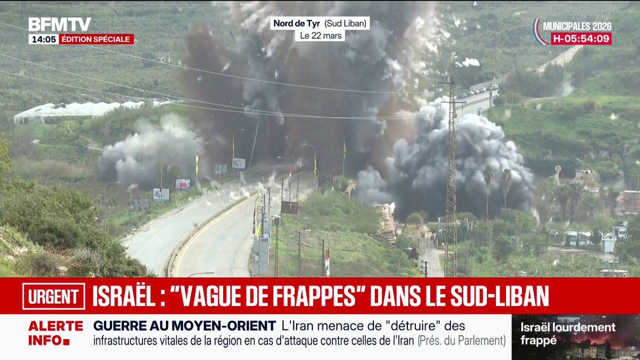 Guerre au Moyen-Orient: l'armée israélienne frappe un pont dans le sud du Liban