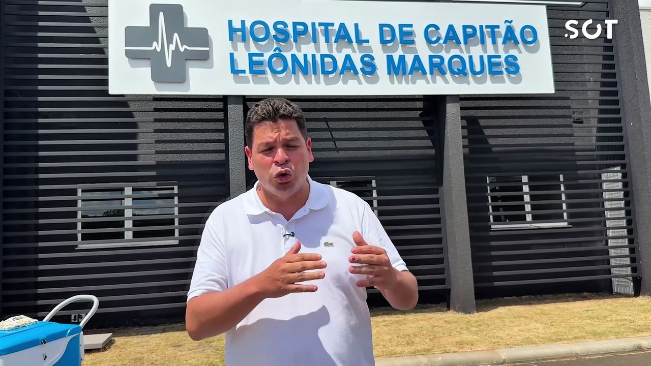 Hospital inaugurado em Capitão Leônidas Marques reforça atendimento regional, destaca Gugu Bueno