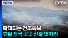 확대되는 건조특보...휴일 전국 곳곳 산불 잇따라 / YTN