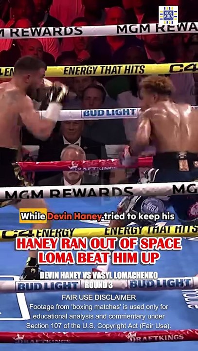 Vasyl Lomachenko's INSIDE ATTACK had Devin Haney EATING SHOT after SHOT
