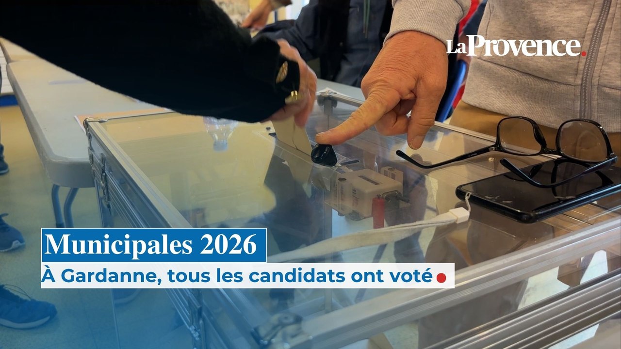 Municipales 2026 : à Gardanne, les trois candidats ont voté