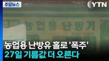 농업용 난방유 홀로 '폭주'...27일 기름값 더 오른다 / YTN