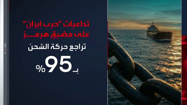 حرب إيران تترك بصماتها على حركة الملاحة في مضيق هرمز.. تراجعت بنسبة 95%