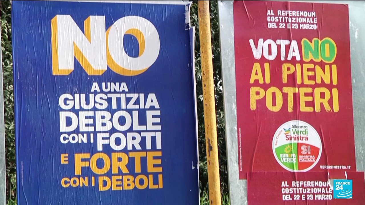 Italy votes in judicial reform referendum seen as key test for PM Meloni