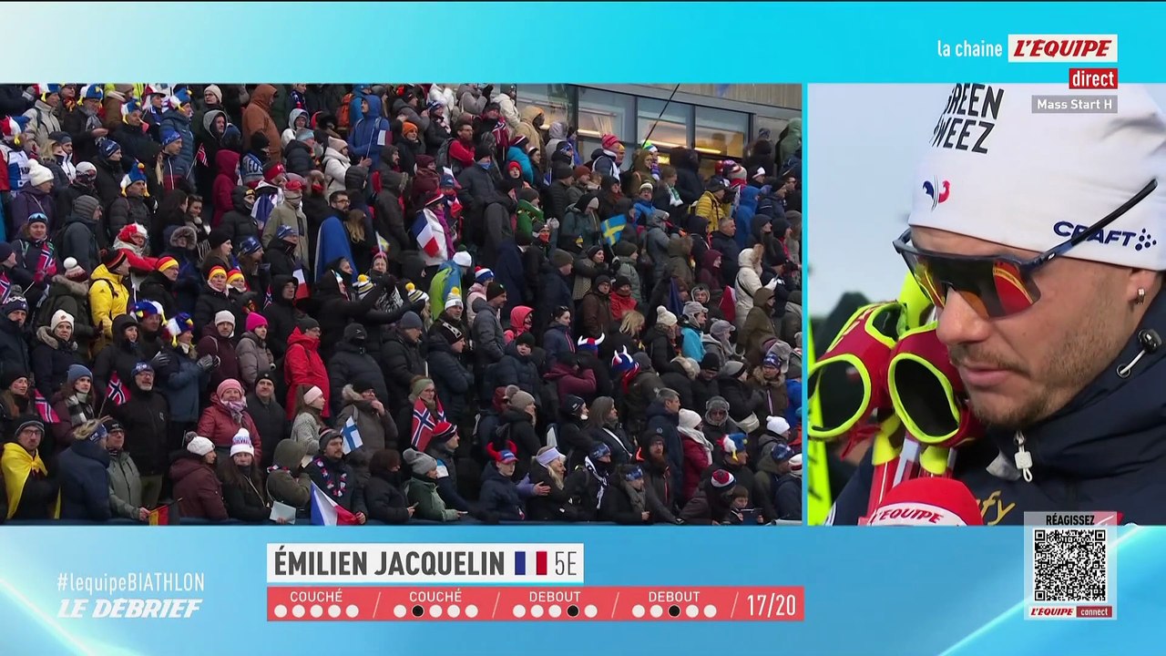 Émilien Jacquelin : « Je suis quand même très fier... » - Biathlon - Coupe du monde (H)