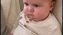 Someone is not happy 👶🏻😂😂
