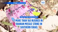 More than 160 people injured following two Iranian missile strikes on southern israel