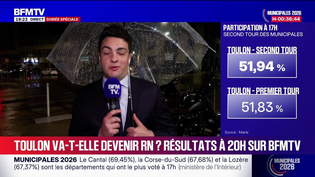 Municipales 2026 à Toulon: 51,94% de participation à 17h