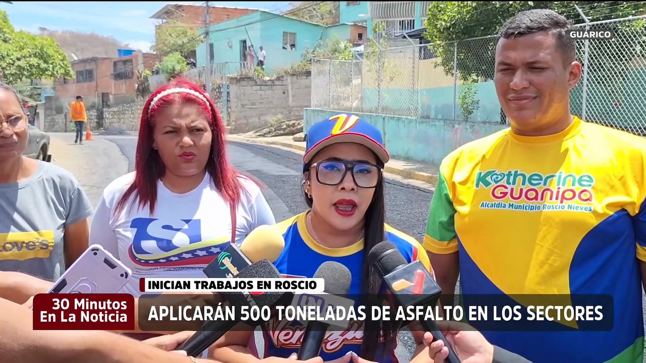 Guárico | Inician trabajos de asfaltado en el Circuito Comunal 14 de Marzo