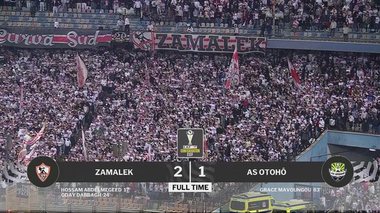 ملخص مباراة الزمالك وأوتوهو