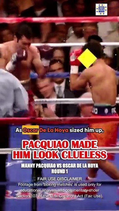 One VIOLENT SHOT from Manny Pacquiao had Oscar De La Hoya SWINGING like CRAZY