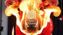Cow Made of 5000+ Matchsticks BURNS in Epic Flames! 🔥🐮 (Satisfying Fire Art)