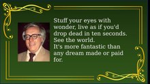 Inspirational Quotes by Ray Bradbury: Live Fully, Write Now!