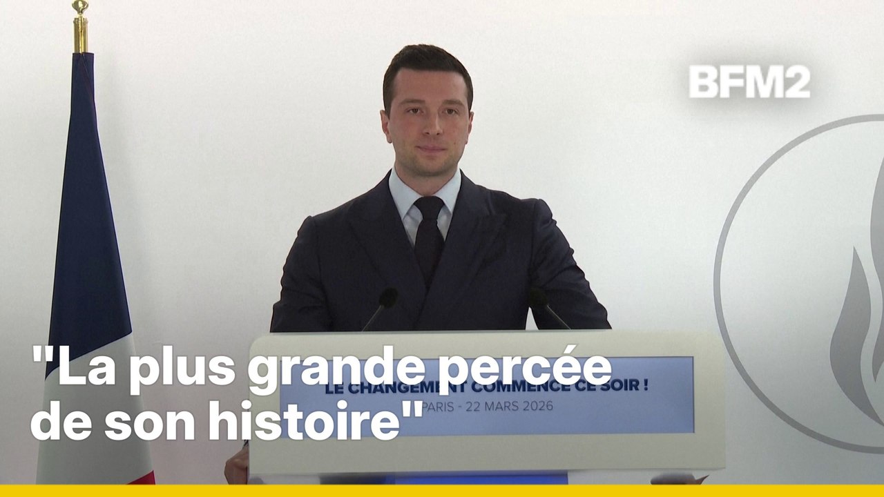 Municipales: la réaction de Jordan Bardella aux résultats du second tour