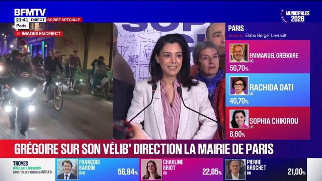 Municipales 2026 à Paris: La France Insoumise entre pour la première fois de son histoire dans 9 conseils d'arrondissements parisiens et au conseil de Paris , salue Sophia Chikirou, donnée perdante face à Emmanuel Grégoire