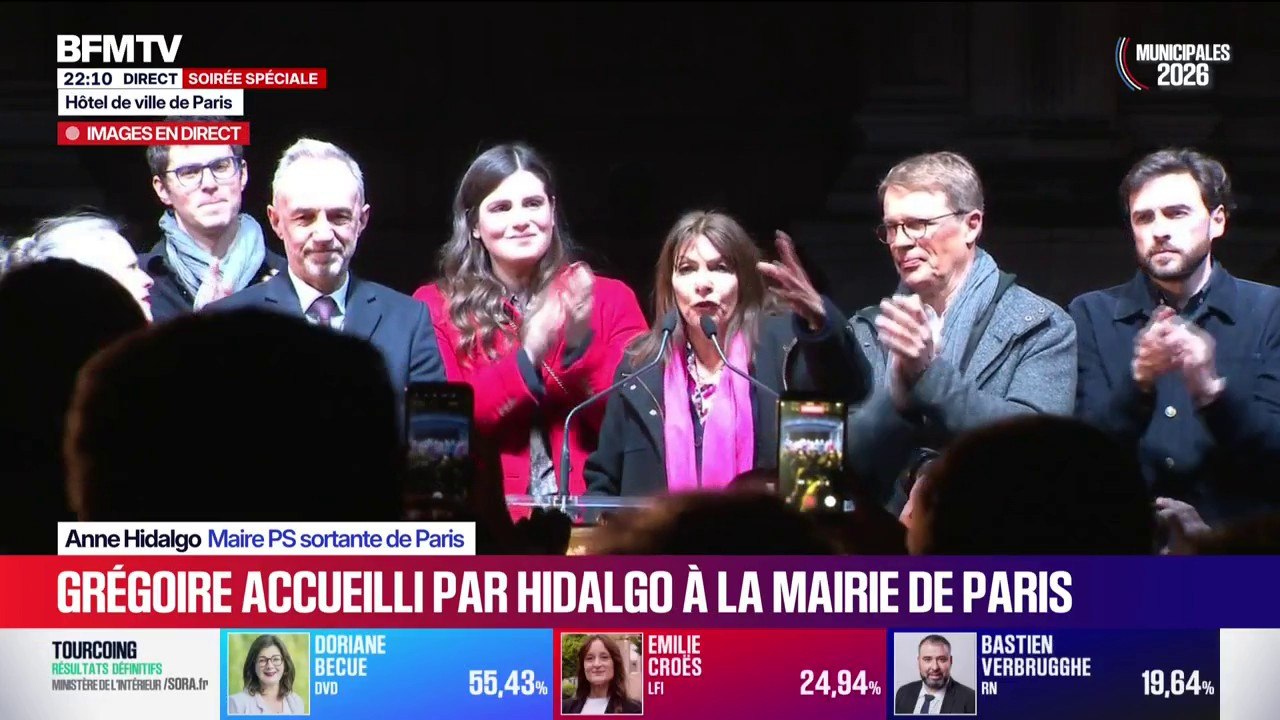 Municipales 2026 à Paris: "Je donne la clé de la ville à Emmanuel Grégoire", déclare Anne Hidalgo