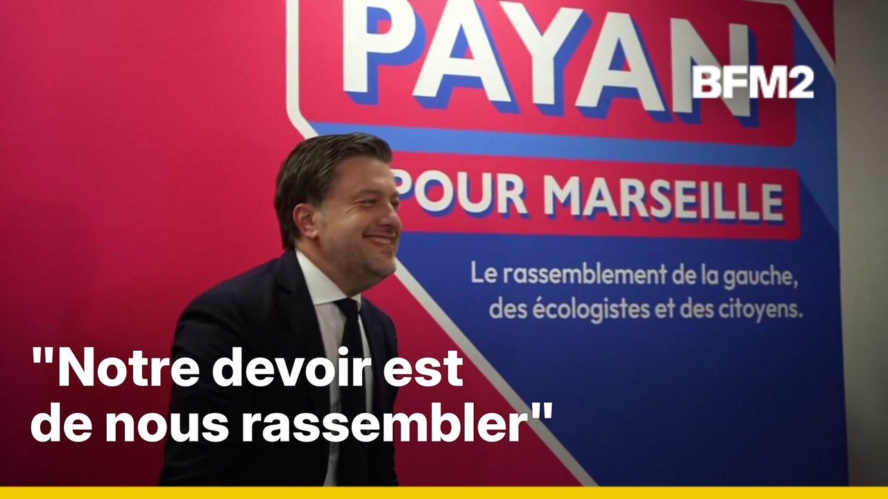 Municipales à Marseille: "Notre devoir est de nous rassembler", dit Benoît Payan, réélu face au RN
