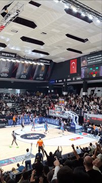 Maç Sonucu - Beşiktaş Gain 86-80 Trabzonspor - Türkiye Sigorta Basketbol Süper Ligi 23. Hafta