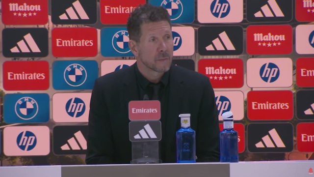 Fue entrar en sala de prensa y responder la pregunta de la noche: escuchen a Simeone