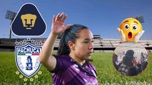 Familia de Charlyn Corral es retirada de la zona de tribunas en medio del Pumas vs Pachuca Femenil en el Olímpico Universitario