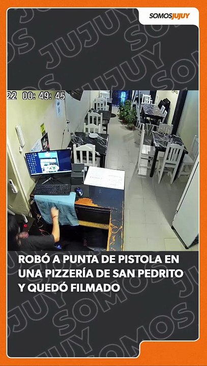 Robo en una pizzería de San Pedrito 22 de marzo