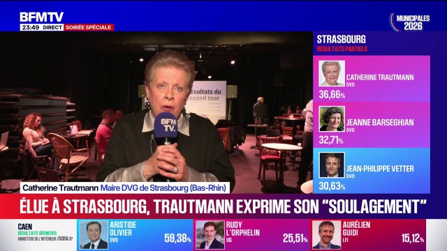 Municipales 2026 à Strasbourg: La municipalité sortante écologiste a fait alliance avec LFI en se radicalisant , estime Catherine Trautmann, en tête du second tour