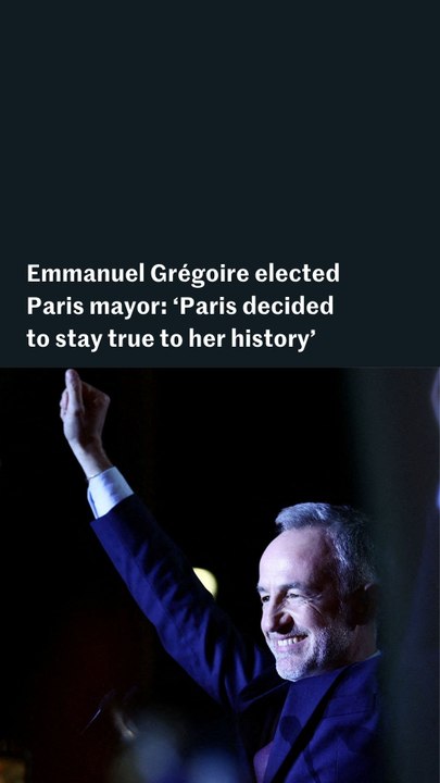 Emmanuel Grégoire elected Paris mayor