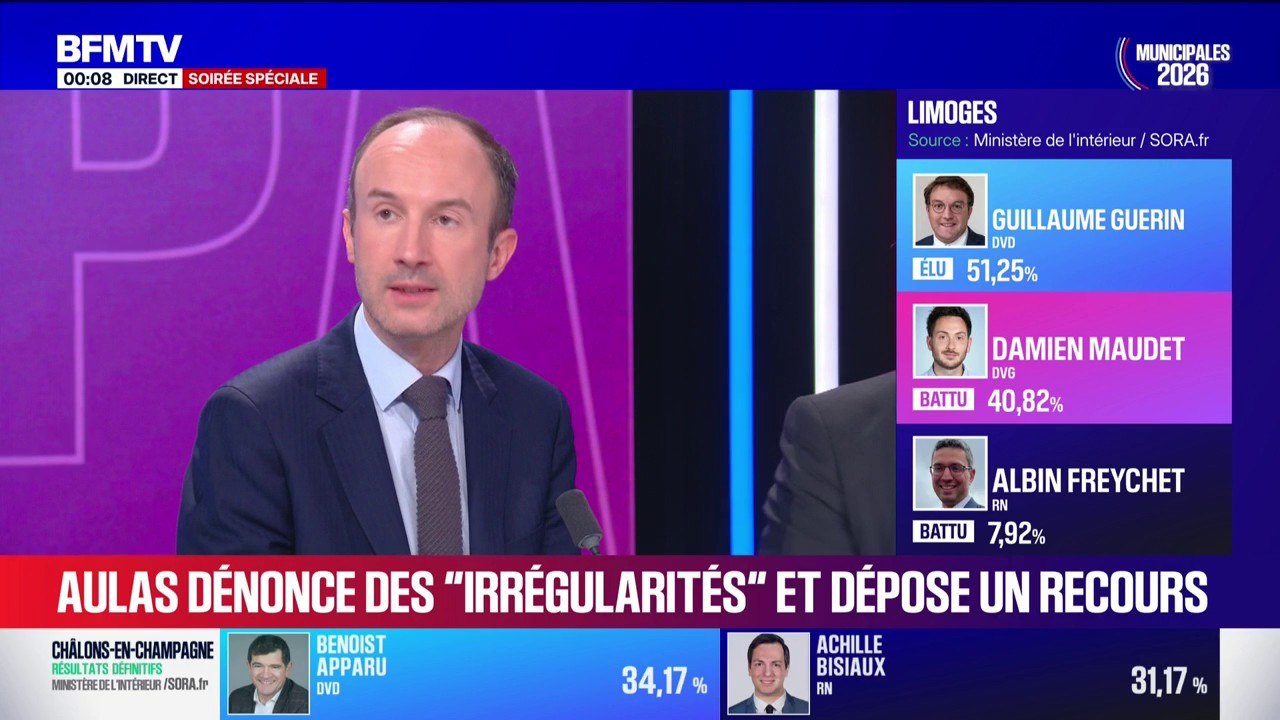 Municipales 2026 à Lyon: Grégory Doucet élu maire de Lyon selon les résultats définitifs, Jean-Michel Aulas battu