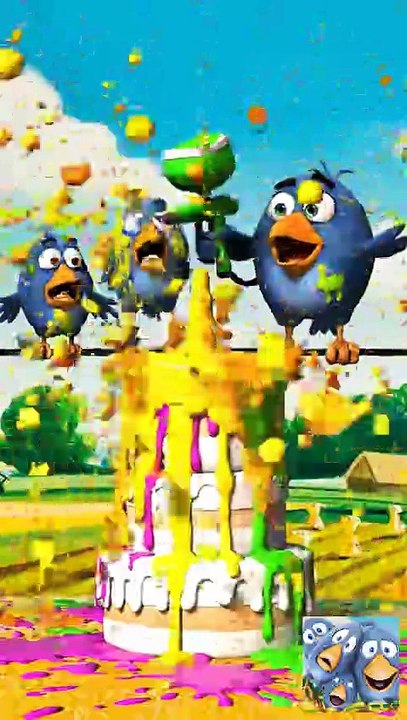 How to ruin a wedding cake in 5 seconds 💀 Talking Birds On A Wire Game