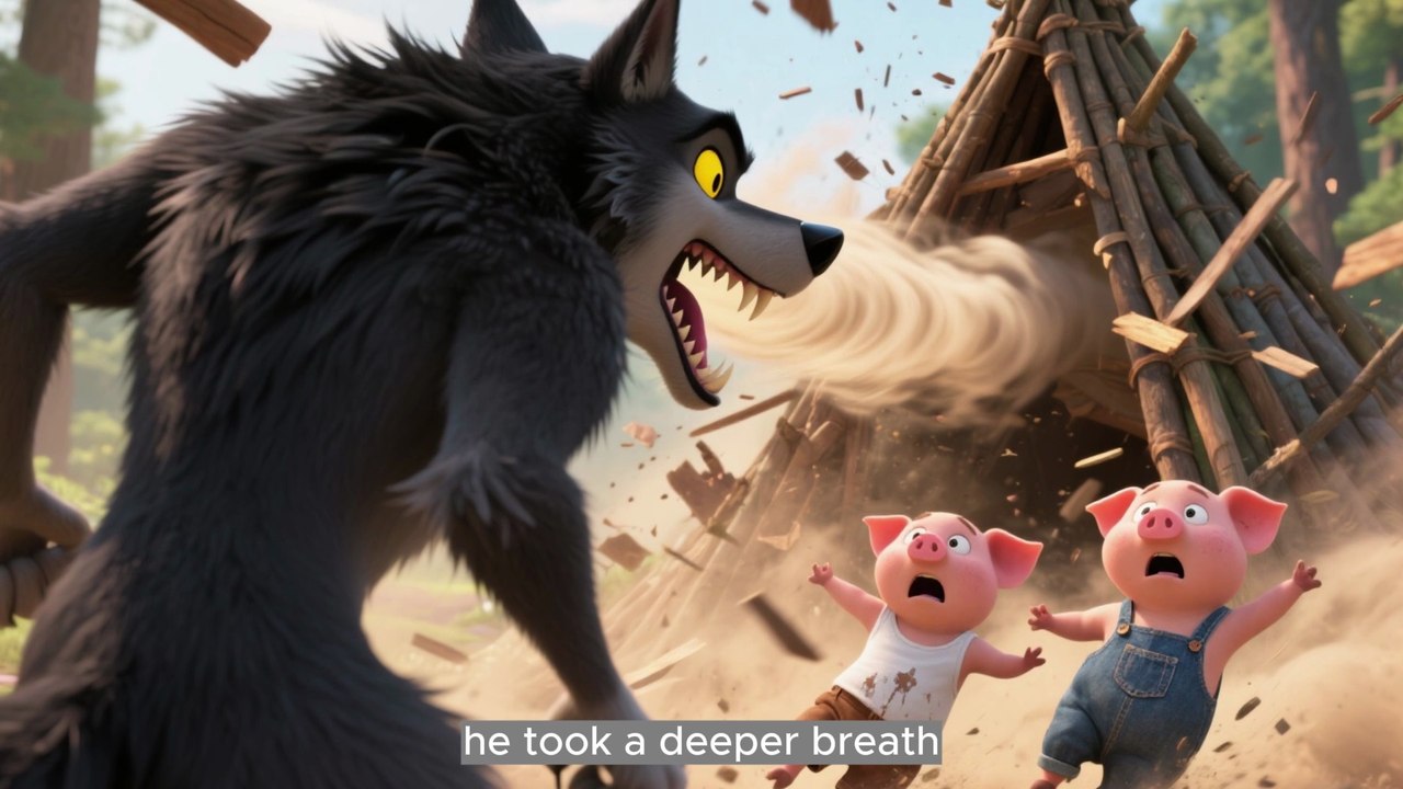Three Little Pigs | Children's Stories With a Moral | Animated Kids' Stories | Fabulous Fables