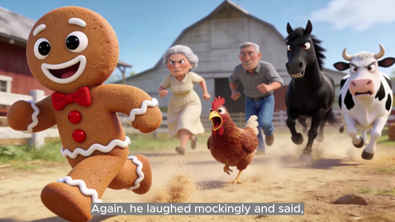 The Gingerbread Man | Animated Stories for Kids | Bedtime Stories | Fabulous Fables