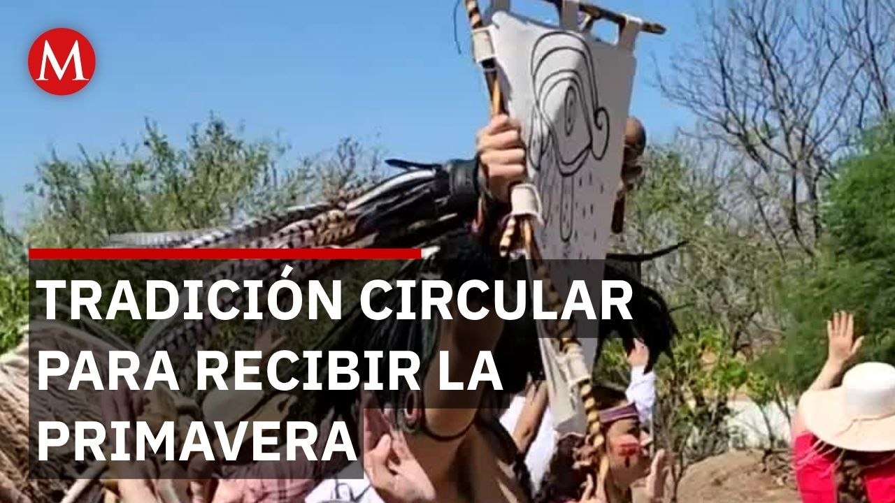 Miles reciben la energía de la primavera en las pirámides circulares de Jalisco