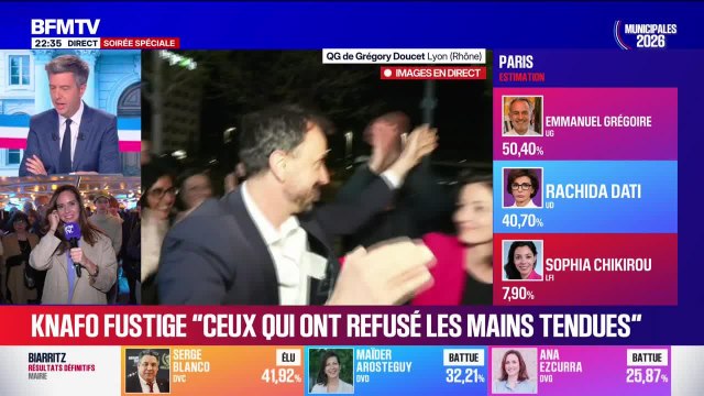 Municipales 2026 - Paris, Lyon, Marseille : la gauche fait carton plein - 22/03