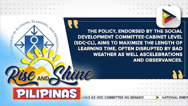 3-term school calendar, ipatutupad sa S.Y. 2026-2027 sa mga pampublikong paaralan | ulat ni Kenneth Paciente
