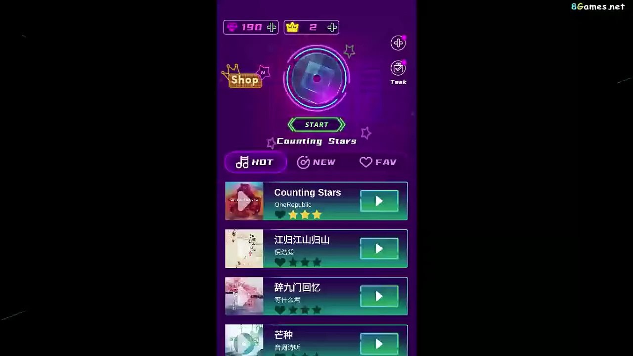 Counting Stars Hard Level