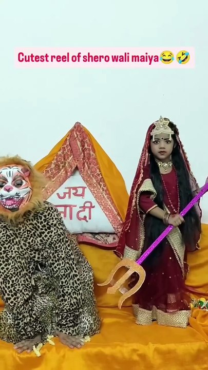 Man Sherawali शेर ने खुद मन को डरा दिया मां शेरावाली की जय हैप्पी नवरात्रि