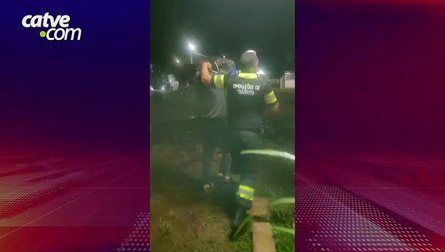 Homem é detido ao furtar peças de veículos no pátio da Transitar em Cascavel