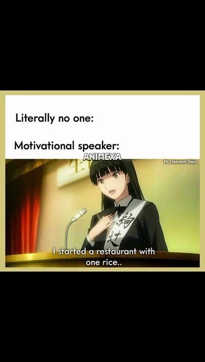 Anime Motivational Funny Speeches 🤣 Animes Funny Memes | Anime Funny Moments#animememes#animefunny