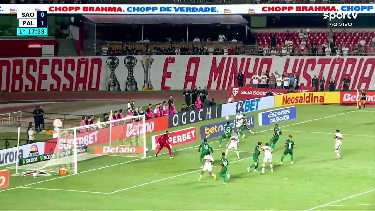São Paulo x Palmeiras (Campeonato Brasileiro 2026 8ª rodada) 1° tempo